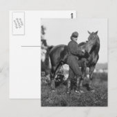 US-Pferdefartillerie, 1863 Postkarte (Vorne/Hinten)