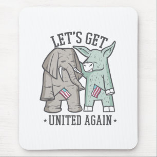 US-Politik - Lasst uns wieder vereint werden Mousepad