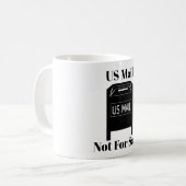 US-Post nicht für den Verkauf von Kaffee Tasse (Vorderseite Links)