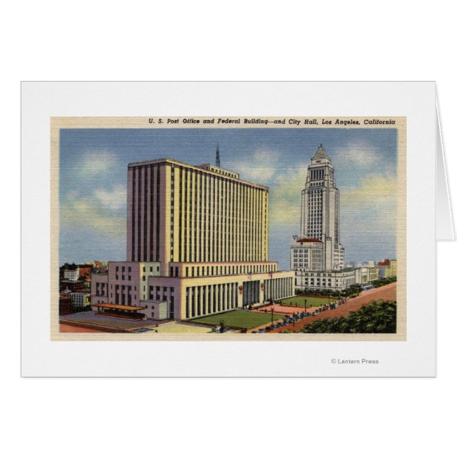 US Post, Rathaus und Bundesstaatliches Gebäude (Vorderseite (Horizontal))