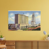 US Post, Rathaus und Bundesstaatliches Gebäude Leinwanddruck (Insitu (Wohnzimmer))