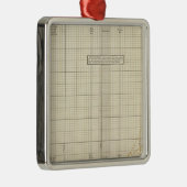 US Postdienst Silbernes Ornament (Rechts)