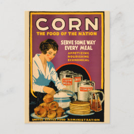 US-Postkarte für Vintagen Mais Postkarte
