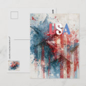 US-Postkarte Postkarte (Vorne/Hinten)