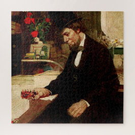 US-Präsident Abraham Lincoln an seinem Schreibtisc Puzzle
