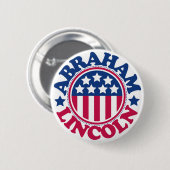 US Präsident Abraham Lincoln Button (Vorne & Hinten)