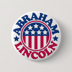US Präsident Abraham Lincoln Button