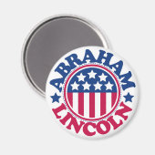 US-Präsident Abraham Lincoln Magnet (Vorderseite/Rückseite)