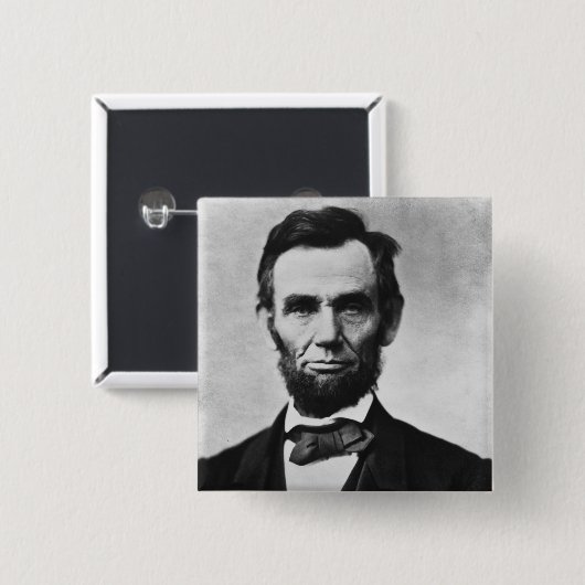 US-Präsident Abraham Lincoln, Sezessionskrieg Button (Vorne & Hinten)