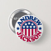 US Präsident Andrew Jackson Button (Vorne & Hinten)
