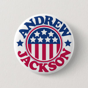 US Präsident Andrew Jackson Button