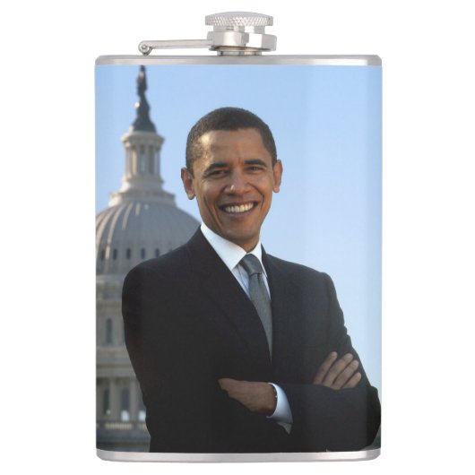 US-Präsident Barack Obama als US-Senator Flachmann (Vorderseite)