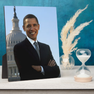 US-Präsident Barack Obama als US-Senator Fotoplatte