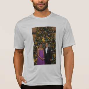 US-Präsident Barack Obama auf der Weihnachtskarte T-Shirt