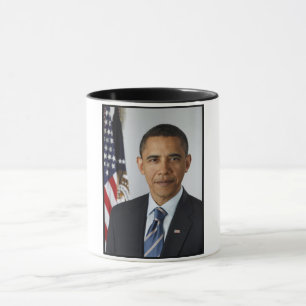 US-Präsident Barack Obama im Weißen Haus Tasse