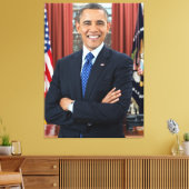 US-Präsident Barack Obama Leinwanddruck (Insitu (Wohnzimmer))