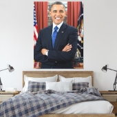 US-Präsident Barack Obama Leinwanddruck (Insitu (Schlafzimmer))