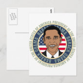 US-Präsident Barack Obama Postkarte (Vorne/Hinten)