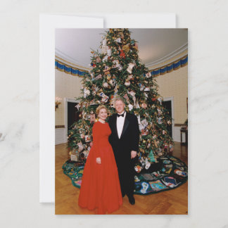 US-Präsident Bill Clinton Weihnachtskarte