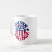 US Präsident Calvin Coolidge Kaffeetasse (Vorderseite Links)