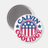 US-Präsident Calvin Coolidge Magnet (Vorderseite/Rückseite)