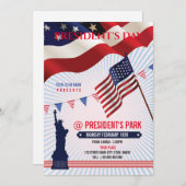 US-Präsident Day Flyer Einladung (Vorne/Hinten)