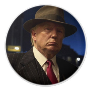 US-Präsident Donald Trump Pate Keramikknauf