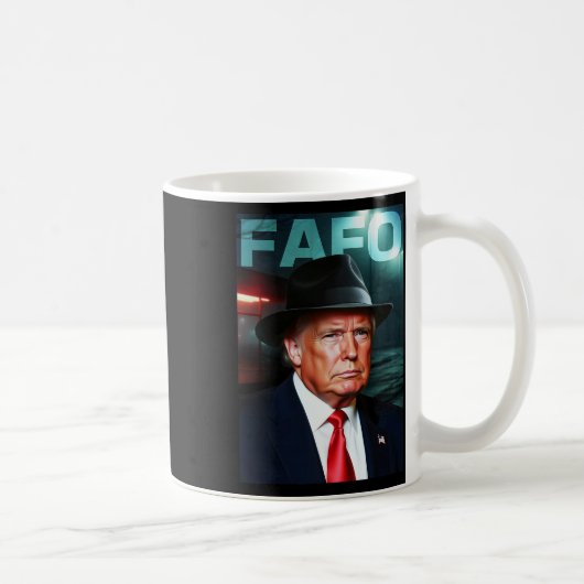 Us Präsident Fafo, Fafo Us Präsident 2025 Mit Hut Kaffeetasse (Rechts)