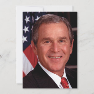 US-Präsident George Bush Weihnachtskarte