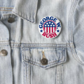 US Präsident George W Bush Button (Beispiel)