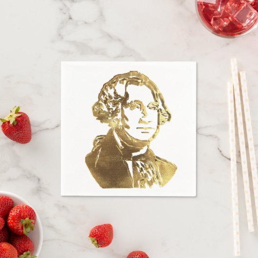 US-Präsident George Washington Golden Chic Serviette (Beispiel)