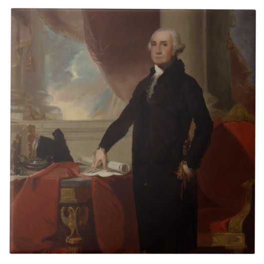 US-Präsident George Washington Lansdowne Fliese (Vorderseite)