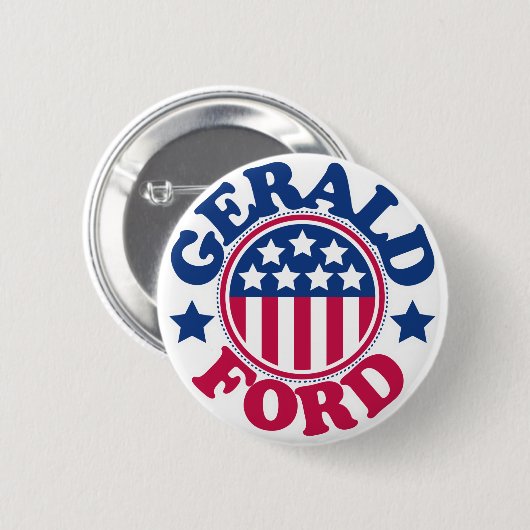 US Präsident Gerald Ford Button (Vorne & Hinten)
