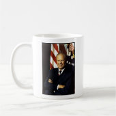 US-Präsident Gerald Rudolph Ford Portrait "Jerry" Kaffeetasse (Links)
