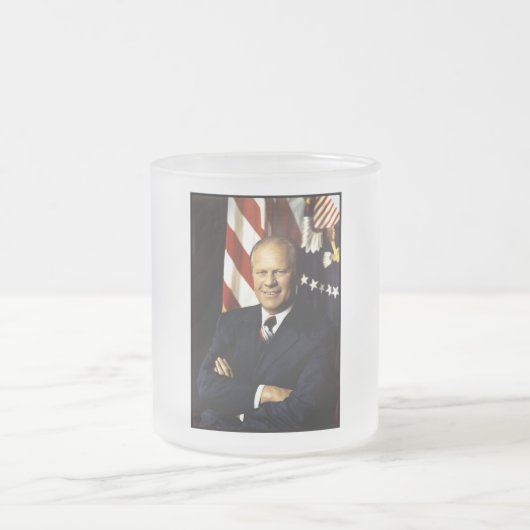 US-Präsident Gerald Rudolph Ford Portrait "Jerry" Mattglastasse (Mittel)