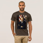 US-Präsident Gerald Rudolph Ford Portrait "Jerry" T-Shirt (Vorne ganz)
