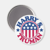 US-Präsident Harry S Truman Magnet (Vorderseite/Rückseite)