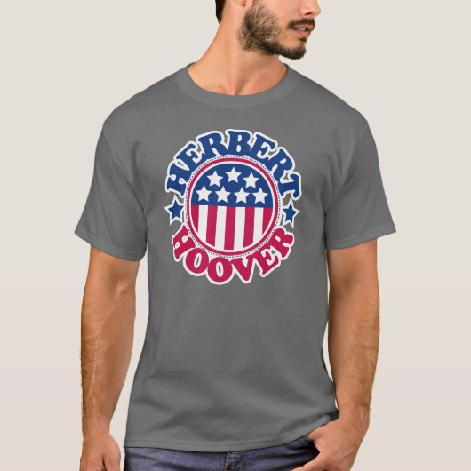 US Präsident Herbert Hoover T-Shirt (Vorderseite)