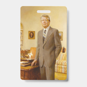 US-Präsident James Earl Carter Oval Office Ausweis