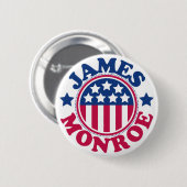 US Präsident James Monroe Button (Vorne & Hinten)