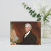 US-Präsident James Monroe von Gilbert Stuart Postkarte (Stehend Vorderseite)