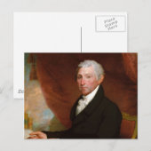 US-Präsident James Monroe von Gilbert Stuart Postkarte (Vorne/Hinten)