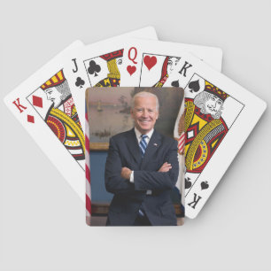 US-Präsident Joe Biden als Senator Spielkarten