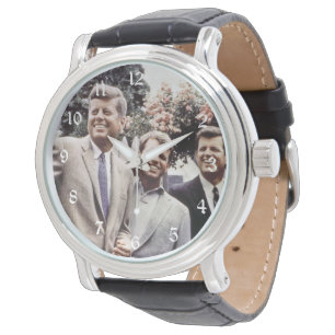 US-Präsident John Kennedy & Robert & Ted Armbanduhr