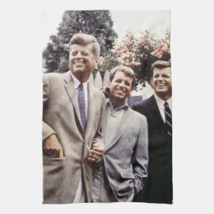 US-Präsident John Kennedy & Robert & Ted Geschirrtuch