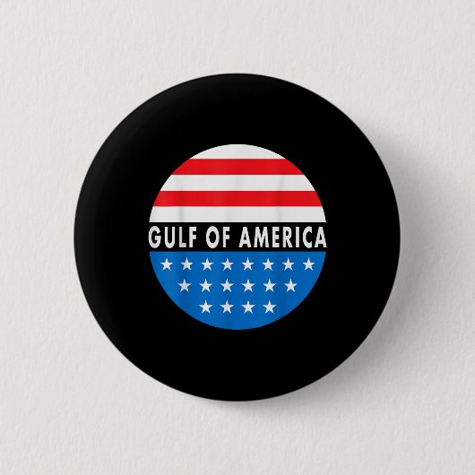US-Präsident Trump im Golf von Amerika 2025 _2 Button (Vorderseite)