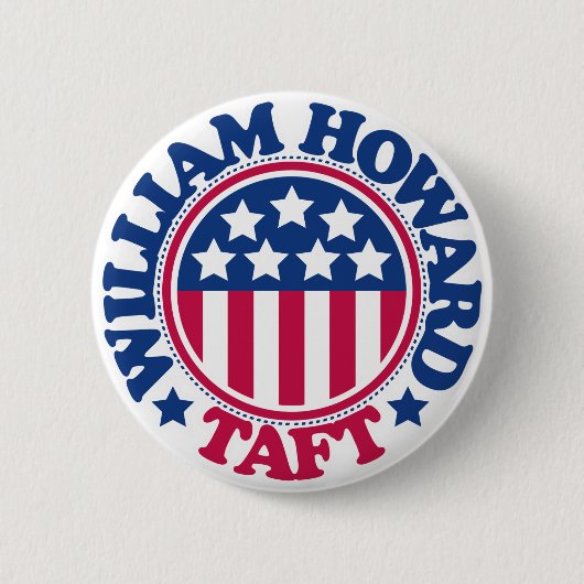 US Präsident William Howard Taft Button (Vorderseite)