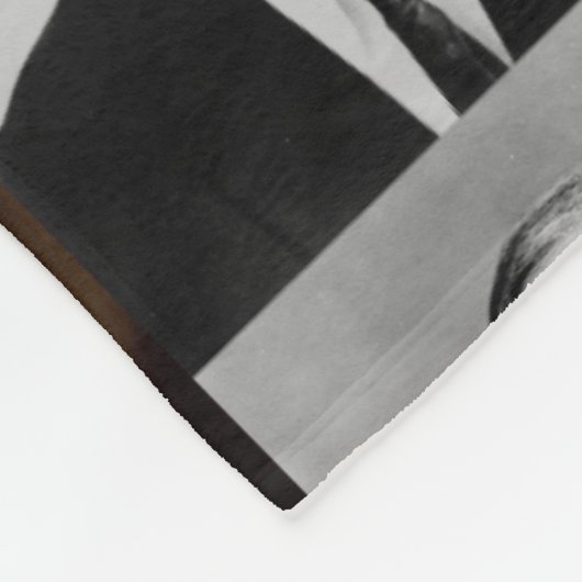 US-Präsidenten plus Hamilton und Franklin History Fleecedecke (Ecke)