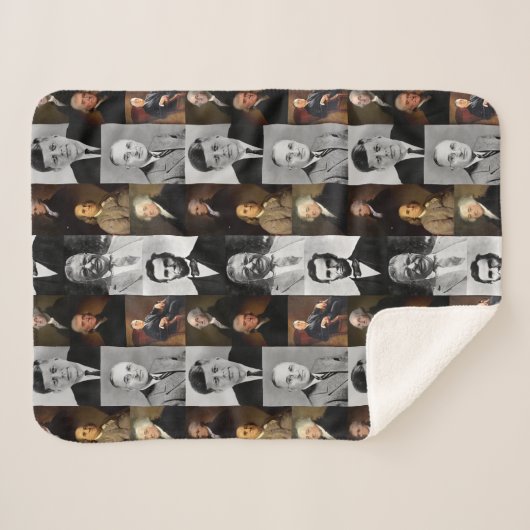 US-Präsidenten plus Hamilton und Franklin History Sherpadecke (Vorderseite (Horizontal))