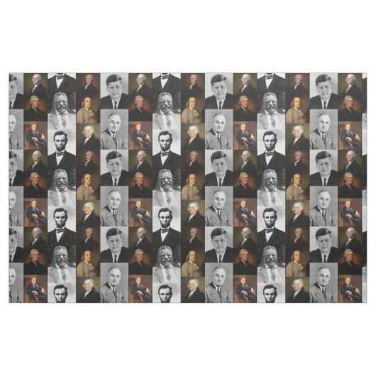 US-Präsidenten plus Hamilton und Franklin History Stoff (Yard (91,4 cm))